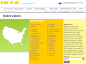 IKEA US Store locator home page